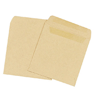 Q-Connect Envelope Wage 108x102mm Plain Self Seal 90gsm Manilla (Pack of 1000) KF3420