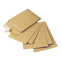 Q-Connect Envelope Gusset 305x254x25mm Peel and Seal 120gsm Manilla (Pack of 100) KF3526
