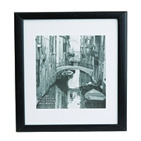 Hampton Frames Blk Wd Cerf Frm Glass