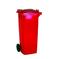 Wheelie Bin 120 Litre Red 480x555x930mm 331115