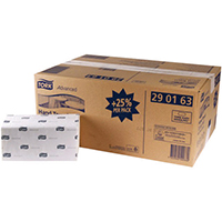 Hand Towel Adv Wht 250 Sheets Pk15