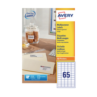 Avery Multipurpose Labels 3666 Pk 6500