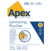 Fellowes Apex A4 Laminating Pouch Pk500