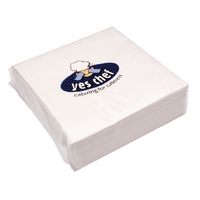 White 2Ply 400x400mm Paper Napkins Pk100
