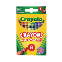 8 Assorted Colouring Crayons X24Pks