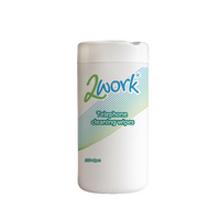 2Work Telephone Clean Wipes Tub of 100