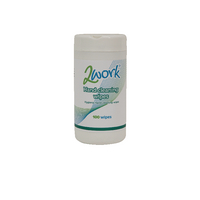 2Work Hand Clean Wipes Pk100
