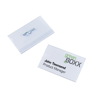 Durable Name Badge 40x75mm Pin Fastener