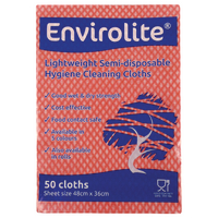Envirolite Cloths 480x360mm Red Pk50