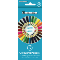Classmaster Colouring Pencil Asstd Pk12