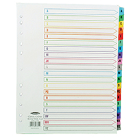 Concord Index A-Z Ex-Wide A4 Multi Tab