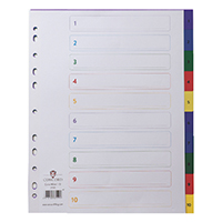 Concord 1-10 Extra Wide Multi Index A4