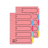 Concord 10-Pt Printed Subject Divider A4