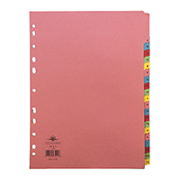Concord A-Z Divider A4 Assorted
