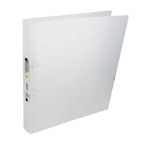 Q-Connect 2 Ring Binder Frosted A4 Clear