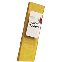 ValueX Self Adhesive Label Holder and Insert Polypropylene 55x102mm (Pack 6) - 10335