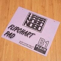 Nobo Flipchart Pad Plain 40 Sheet