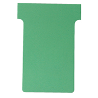 Nobo T-Card Size 2 Lt.Grn Pk100