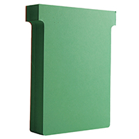 Nobo T-Card Size 3 Light Green Pk100