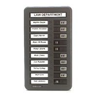 Indesign Grey 10 Name In Out Board