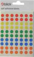 Blick Coloured Labels 8mm Asstd Pk7000