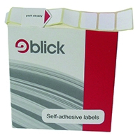 Blick Dispenser Label 24x37mm Wht Pk640
