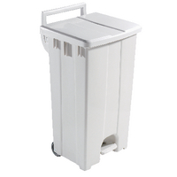 Plastic Pedal Bin / Lid 90L Grey 357001