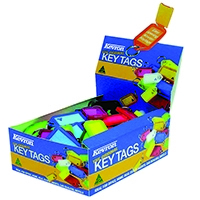 Kevron Clicktag Key Tag Asstd Pk100