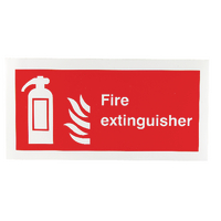 Fire Extingusher 100x200mm Self-Adh Sign