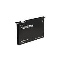 Rexel Crystalfile Ex Suspsn File Blk P25