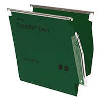 Rexel Crystalfile 15mm Latrl Fle Grn P25