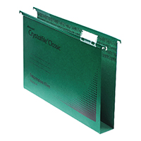 Rexel Crystalfile 30mm Latrl Fle Grn P25