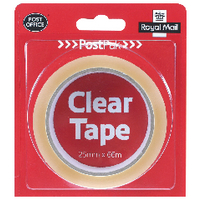 Postpak Clear Sticky Tape 19mm 24Pk