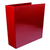 Red 65mm Pres 4D-Ring Binder Pk10